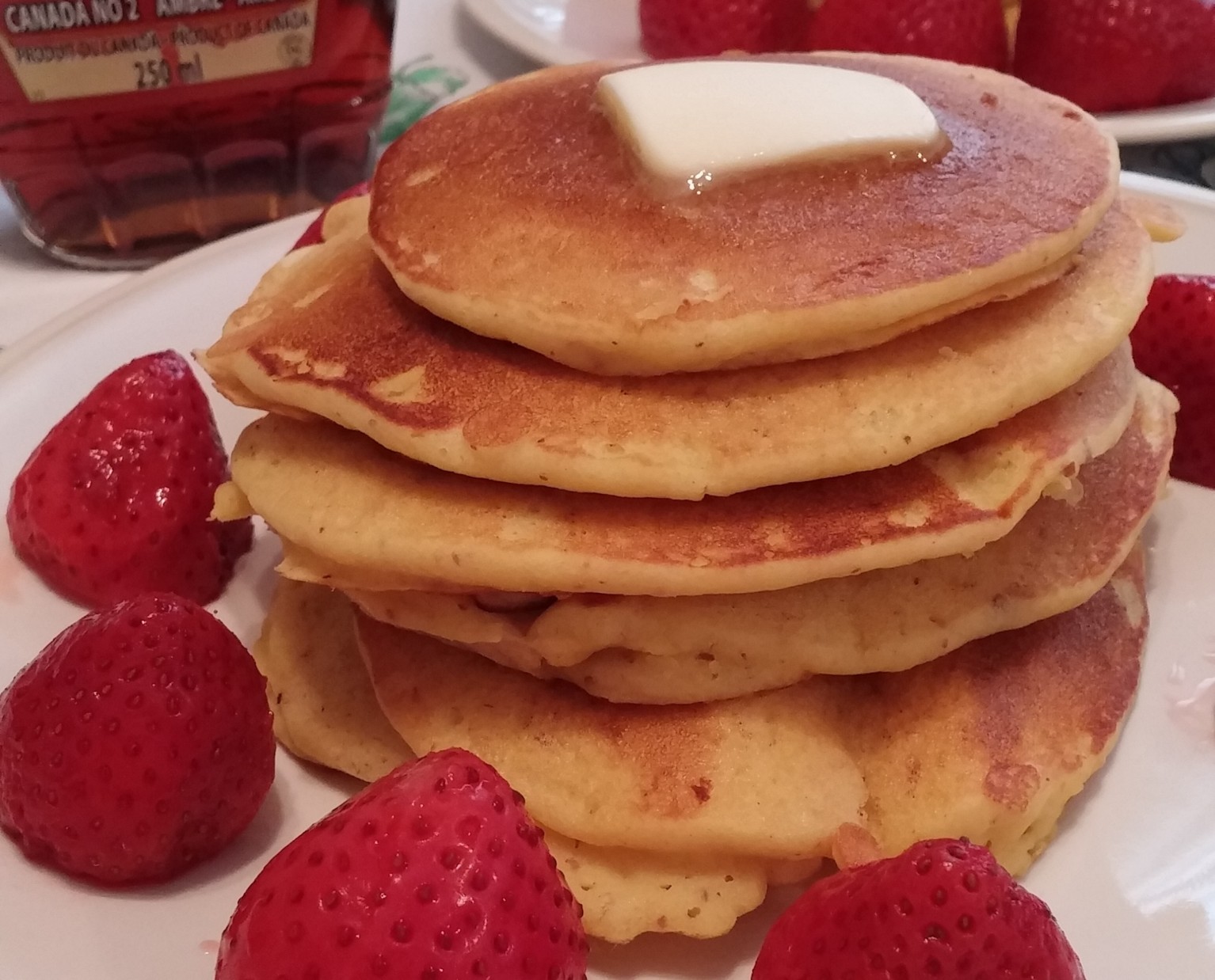 Fluffy Buttermilk Pancakes YumDelish